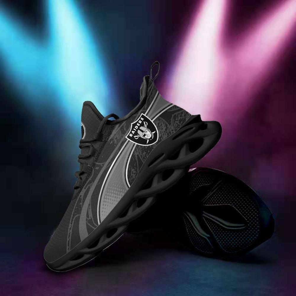 Ideafootwear Las Vegas Raiders Max Soul Shoes Sneakers For Men And Women 14