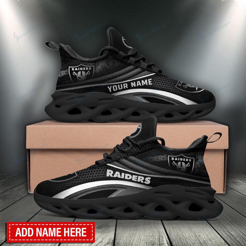 Ideafootwear Las Vegas Raiders Max Soul Shoes Sneakers For Men And Women 66