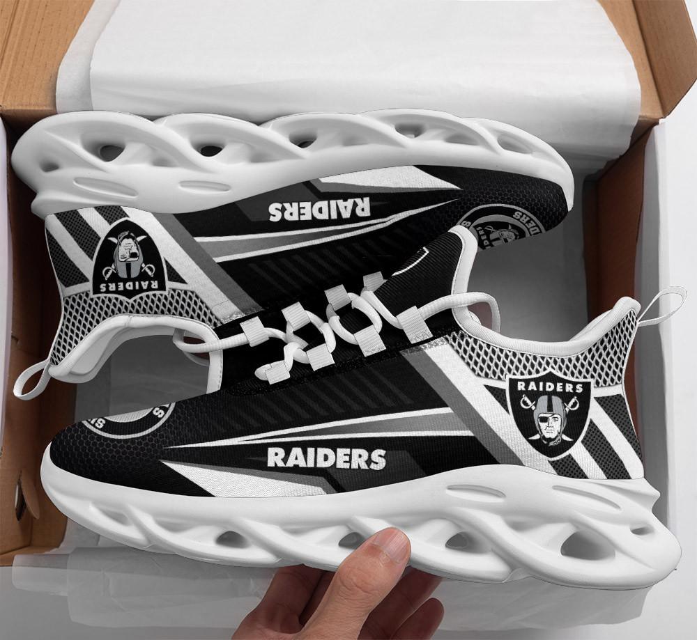 Ideafootwear Las Vegas Raiders Max Soul Shoes Sneakers For Men And Women 19
