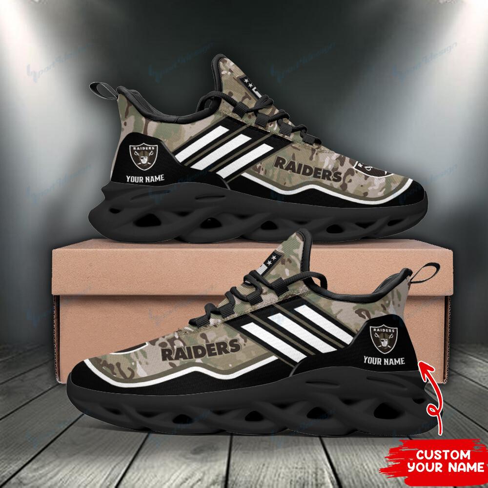 Ideafootwear Las Vegas Raiders Max Soul Shoes Sneakers For Men And Women 79