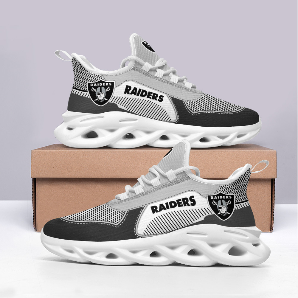 Ideafootwear Las Vegas Raiders Max Soul Shoes Sneakers For Men And Women 11