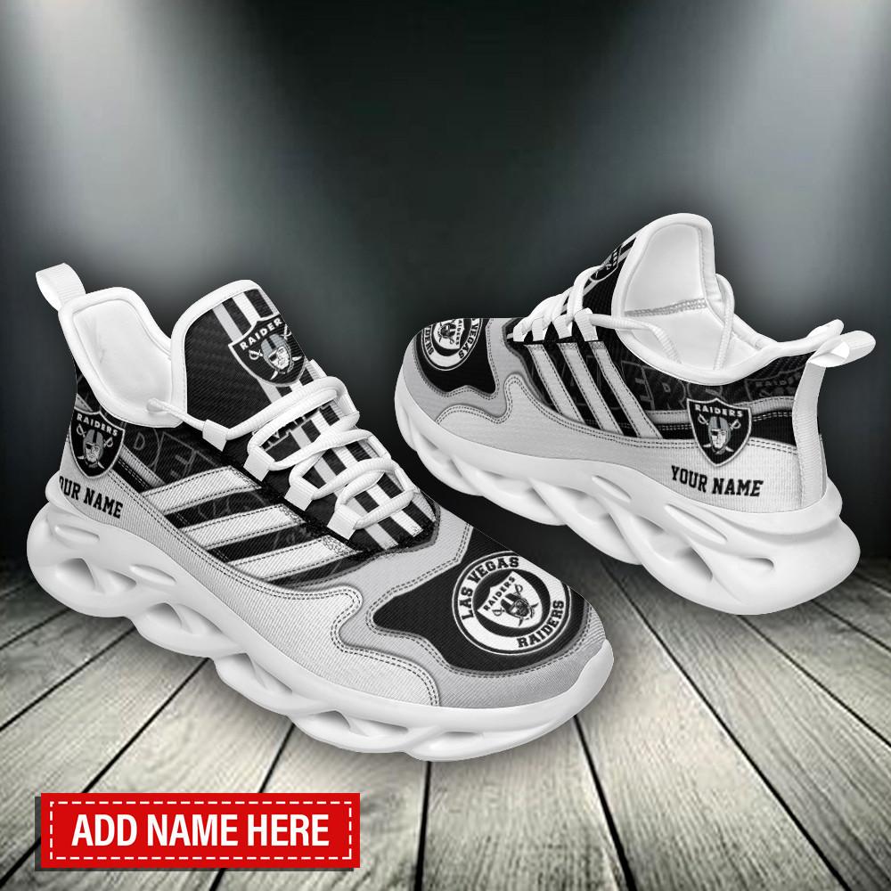 Ideafootwear Las Vegas Raiders Max Soul Shoes Sneakers For Men And Women 89