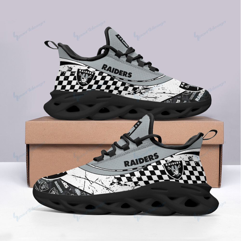 Ideafootwear Las Vegas Raiders Max Soul Shoes Sneakers For Men And Women 30