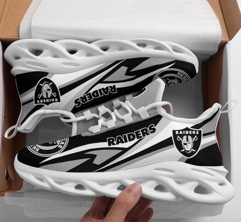 Ideafootwear Las Vegas Raiders Max Soul Shoes Sneakers For Men And Women 3