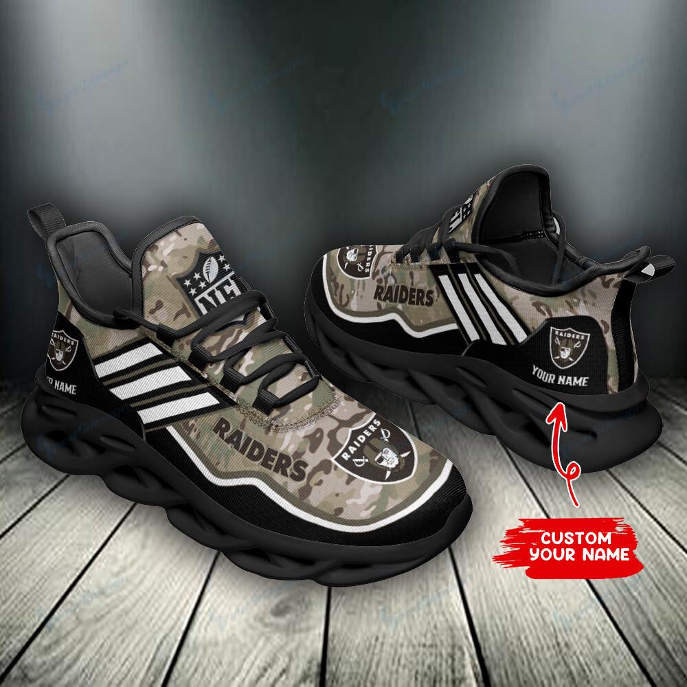 Ideafootwear Las Vegas Raiders Max Soul Shoes Sneakers For Men And Women 79