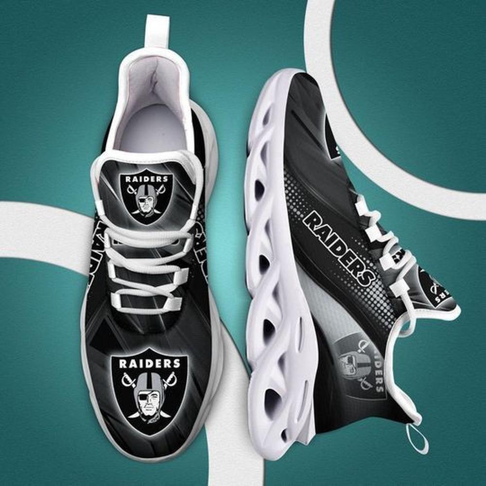 Ideafootwear Las Vegas Raiders Max Soul Shoes Sneakers For Men And Women 104