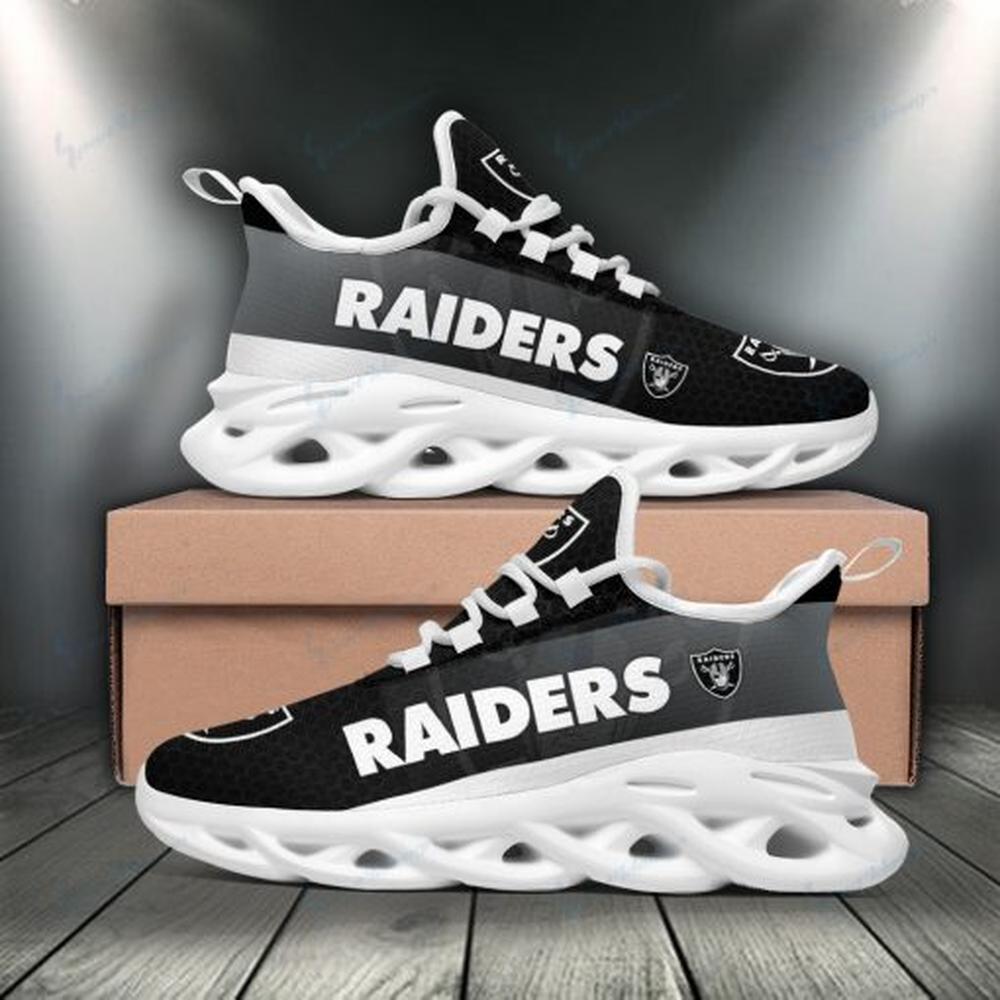 Ideafootwear Las Vegas Raiders Max Soul Shoes Sneakers For Men And Women 33