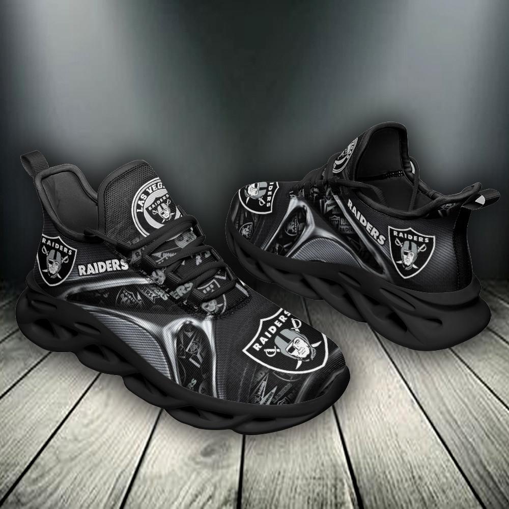 Ideafootwear Las Vegas Raiders Max Soul Shoes Sneakers For Men And Women 23