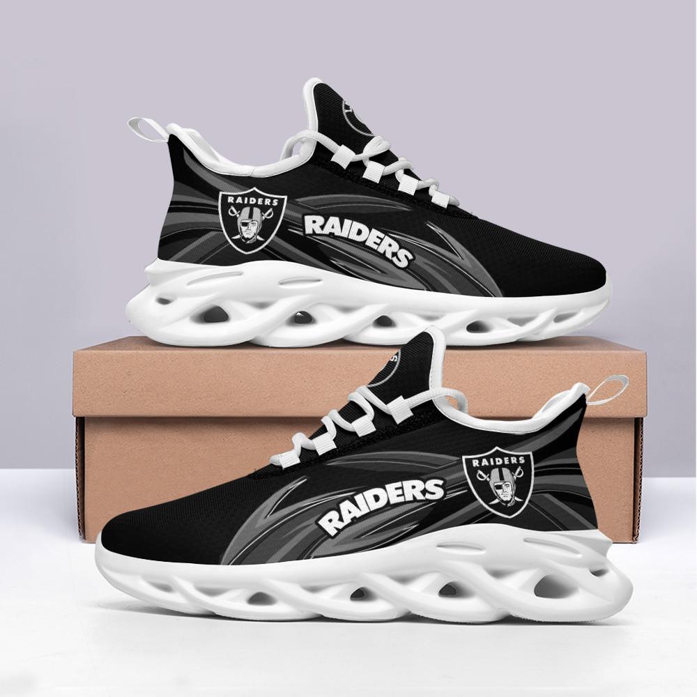 Ideafootwear Las Vegas Raiders Max Soul Shoes Sneakers For Men And Women 4
