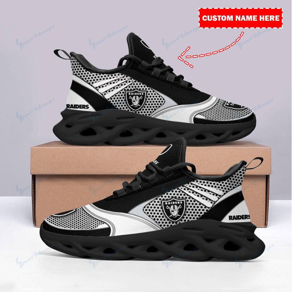 Ideafootwear Las Vegas Raiders Max Soul Shoes Sneakers For Men And Women 74
