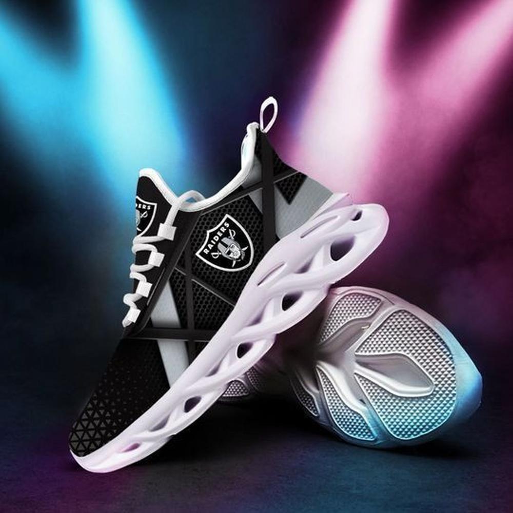 Ideafootwear Las Vegas Raiders Max Soul Shoes Sneakers For Men And Women 7