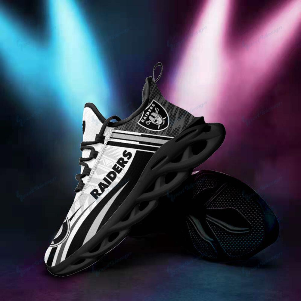 Ideafootwear Las Vegas Raiders Max Soul Shoes Sneakers For Men And Women 25