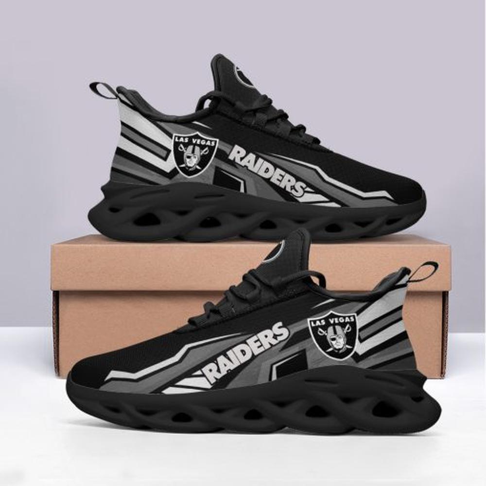 Ideafootwear Las Vegas Raiders Max Soul Shoes Sneakers For Men And Women 120