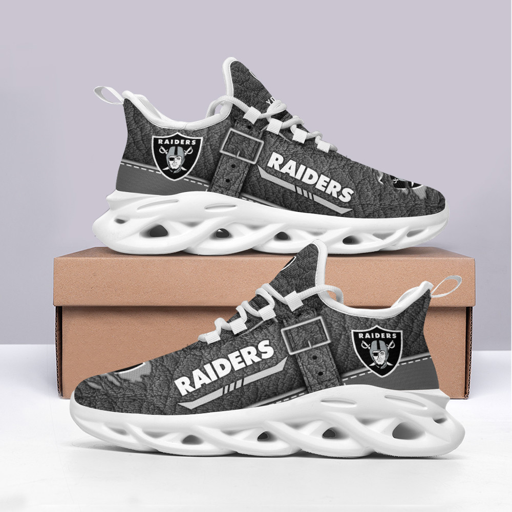 Ideafootwear Las Vegas Raiders Max Soul Shoes Sneakers For Men And Women 32