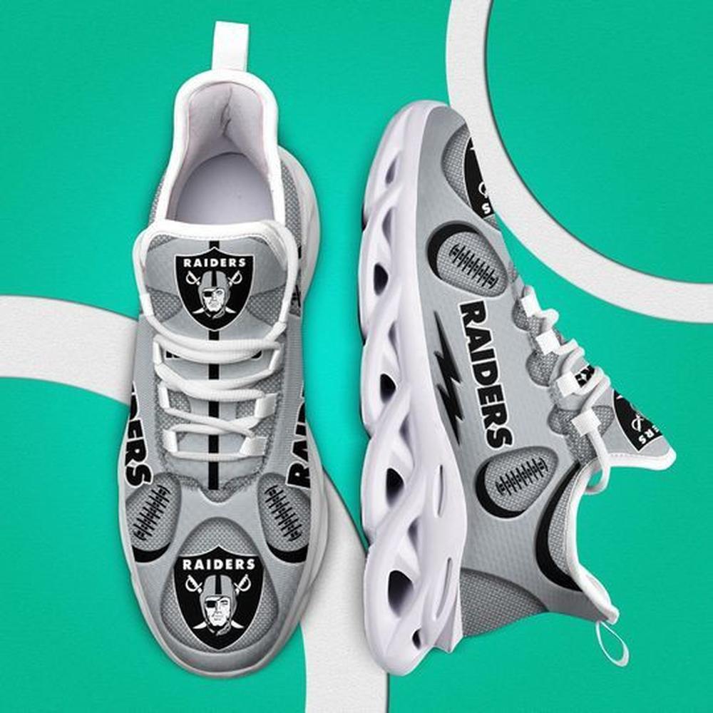 Ideafootwear Las Vegas Raiders Max Soul Shoes Sneakers For Men And Women 106