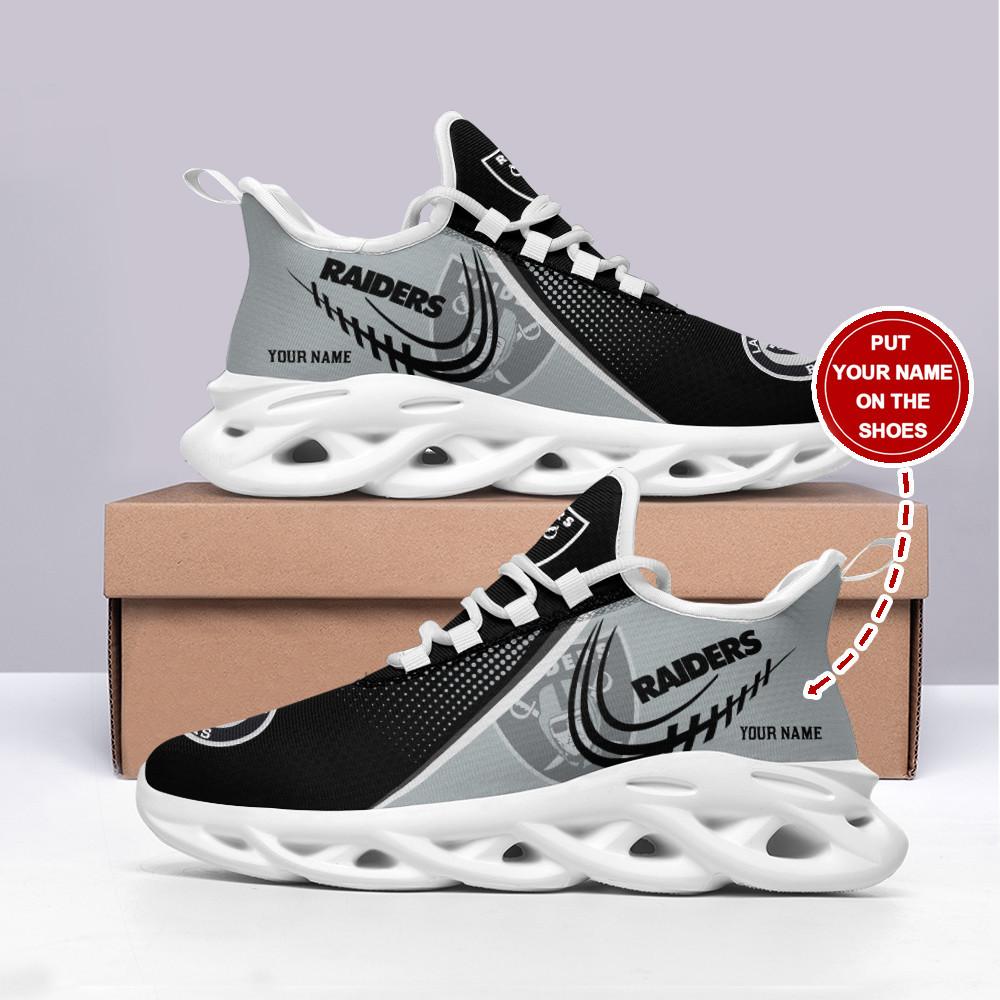 Ideafootwear Las Vegas Raiders Max Soul Shoes Sneakers For Men And Women 84