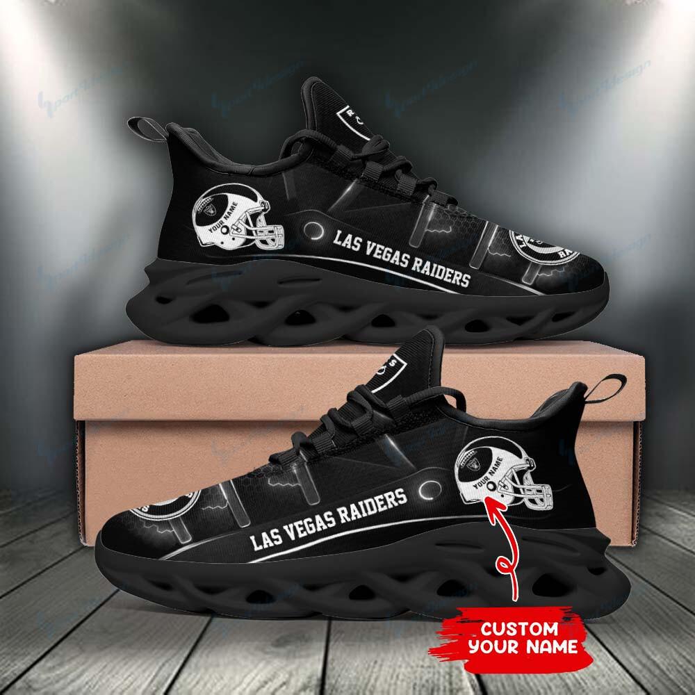 Ideafootwear Las Vegas Raiders Max Soul Shoes Sneakers For Men And Women 68