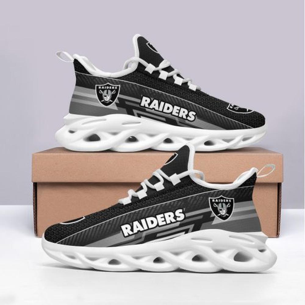 Ideafootwear Las Vegas Raiders Max Soul Shoes Sneakers For Men And Women 126