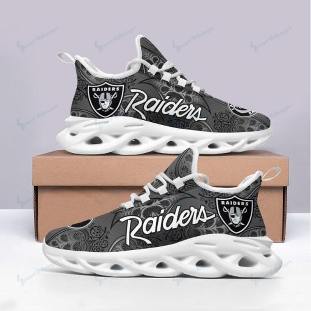 Ideafootwear Las Vegas Raiders Max Soul Shoes Sneakers For Men And Women 36