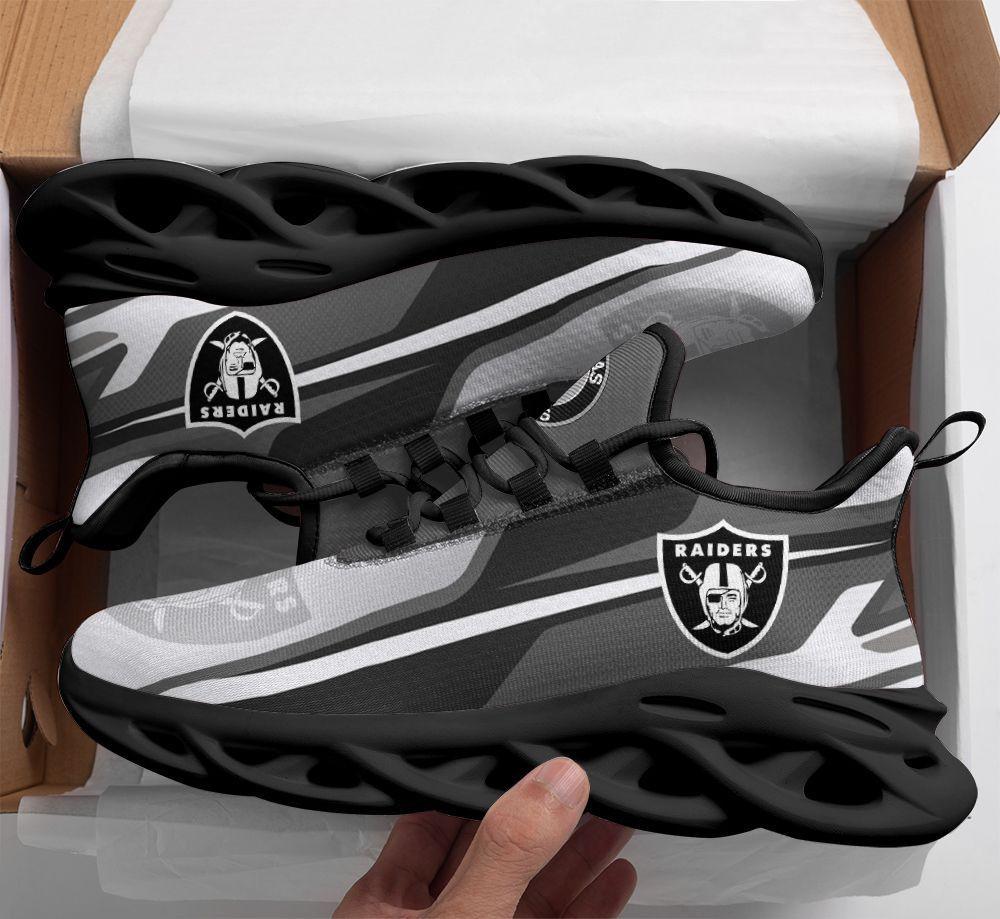 Ideafootwear Las Vegas Raiders Max Soul Shoes Sneakers For Men And Women 5