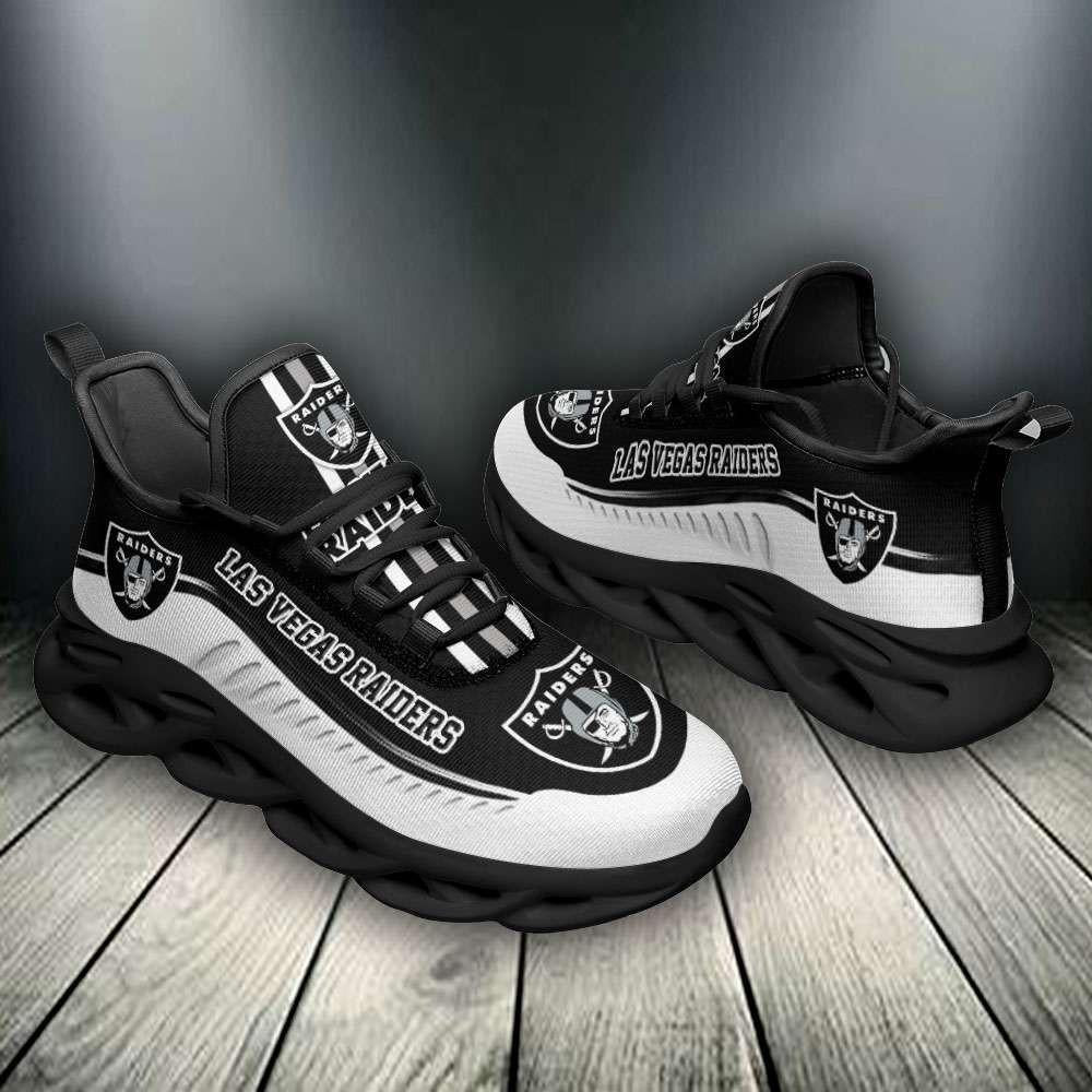 Ideafootwear Las Vegas Raiders Max Soul Shoes Sneakers For Men And Women 13