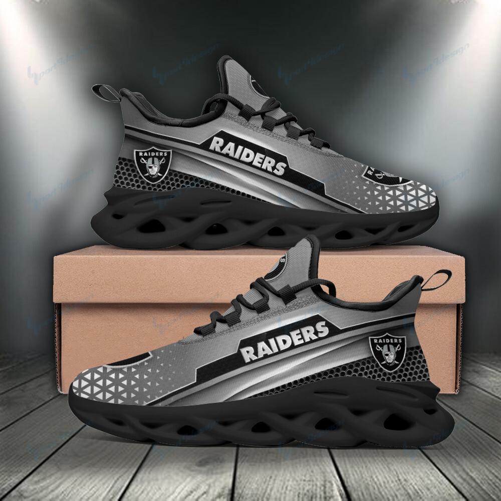 Ideafootwear Las Vegas Raiders Max Soul Shoes Sneakers For Men And Women 35