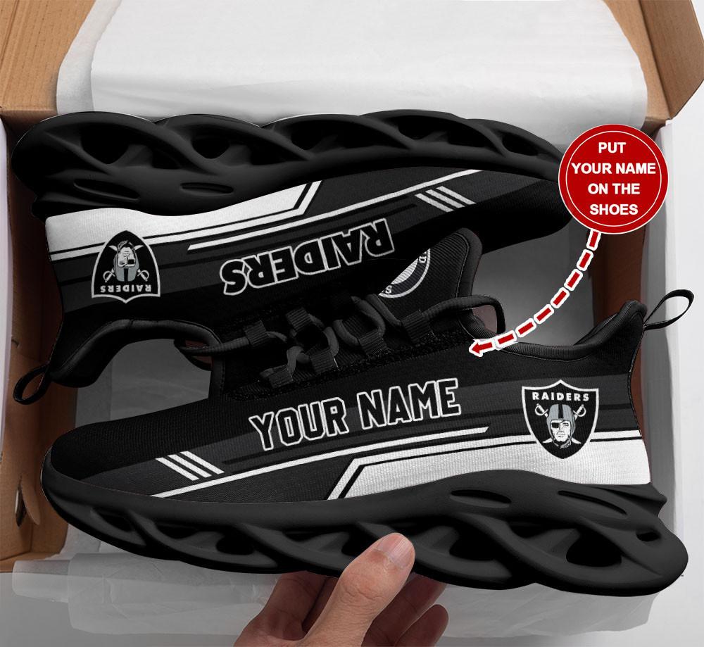 Ideafootwear Las Vegas Raiders Max Soul Shoes Sneakers For Men And Women 75