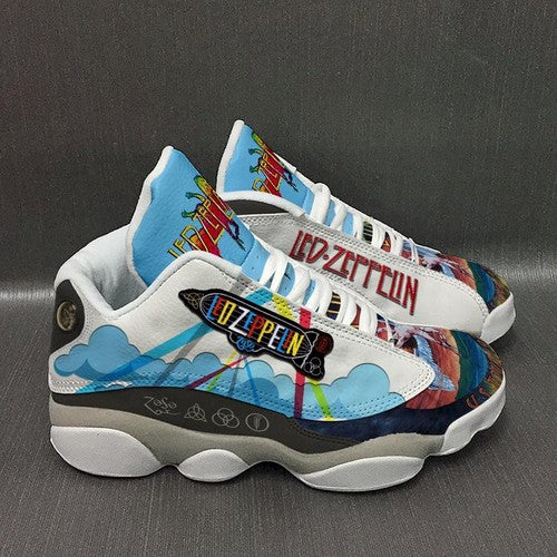 Ideafootwear Led Zeppelin AJ13 Sneakers Shoes For Men And Women 3