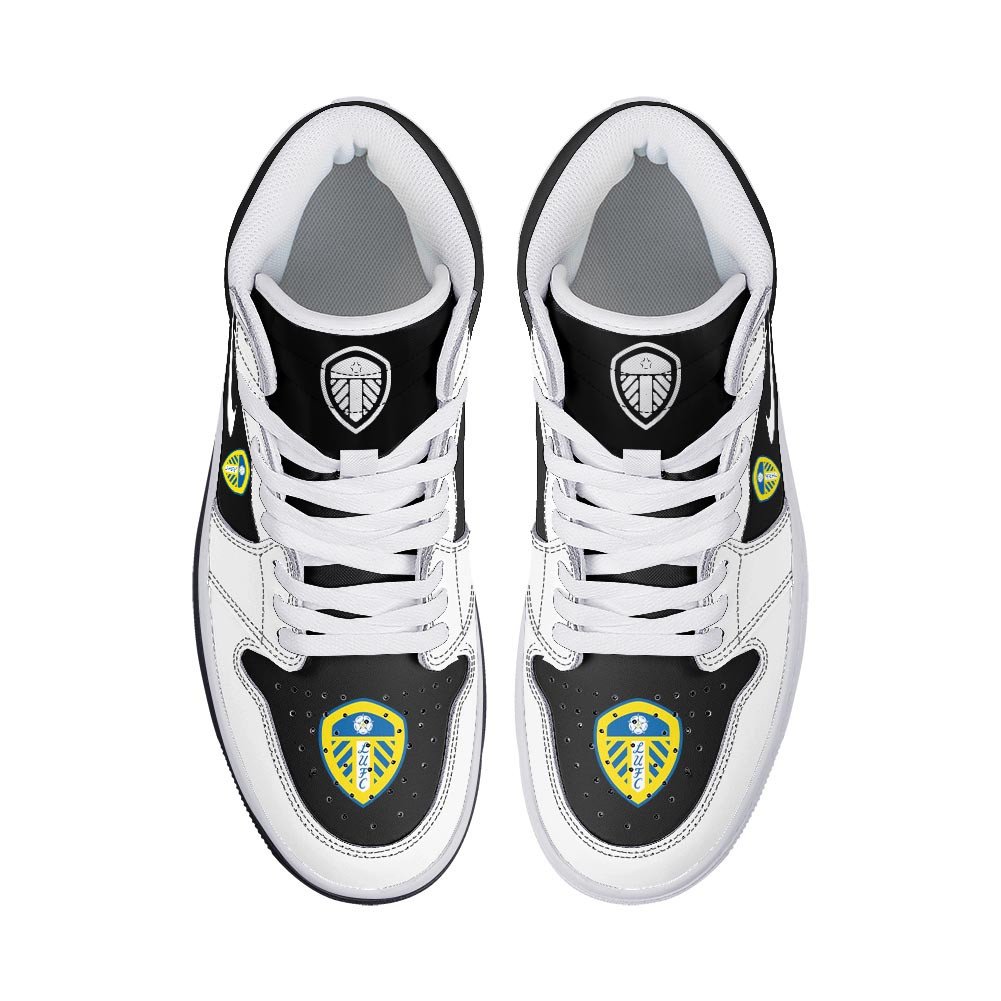 Ideafootwear Leeds United AJ1 High Sneakers Shoes For Men And Women 1