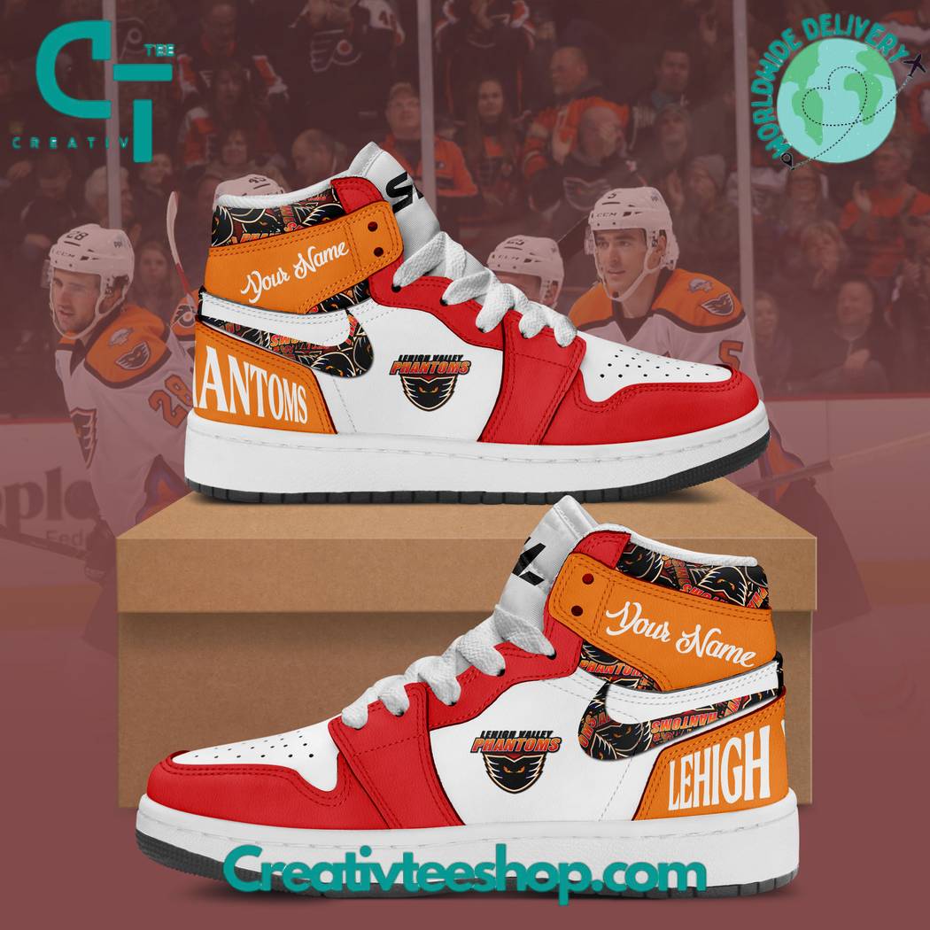 Ideafootwear Lehigh Valley Phantoms AJ1 High Sneakers Shoes For Men And Women 1