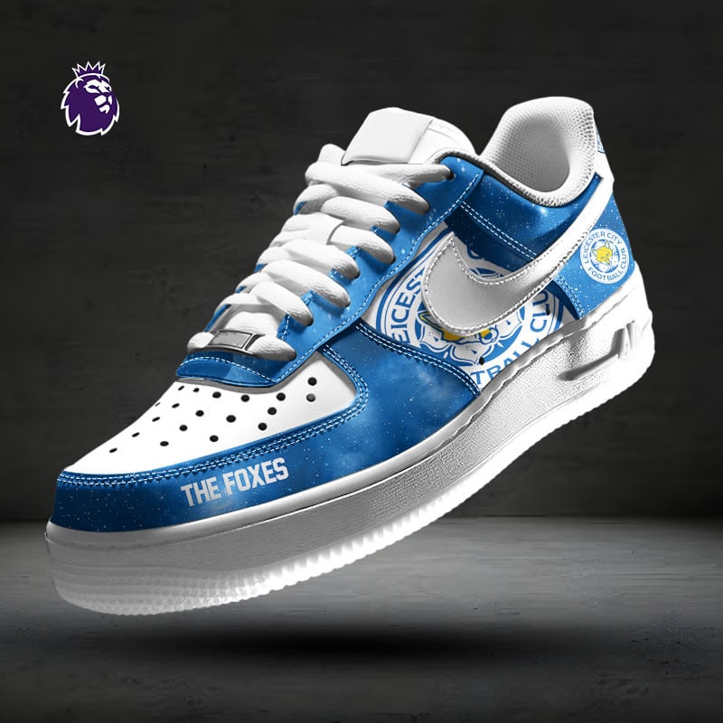 Ideafootwear Leicester City Air Low-Top Sneakers Shoes For Men And Women 1