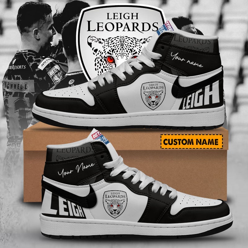 Ideafootwear Leigh Leopards AJ1 High Sneakers Shoes For Men And Women 1
