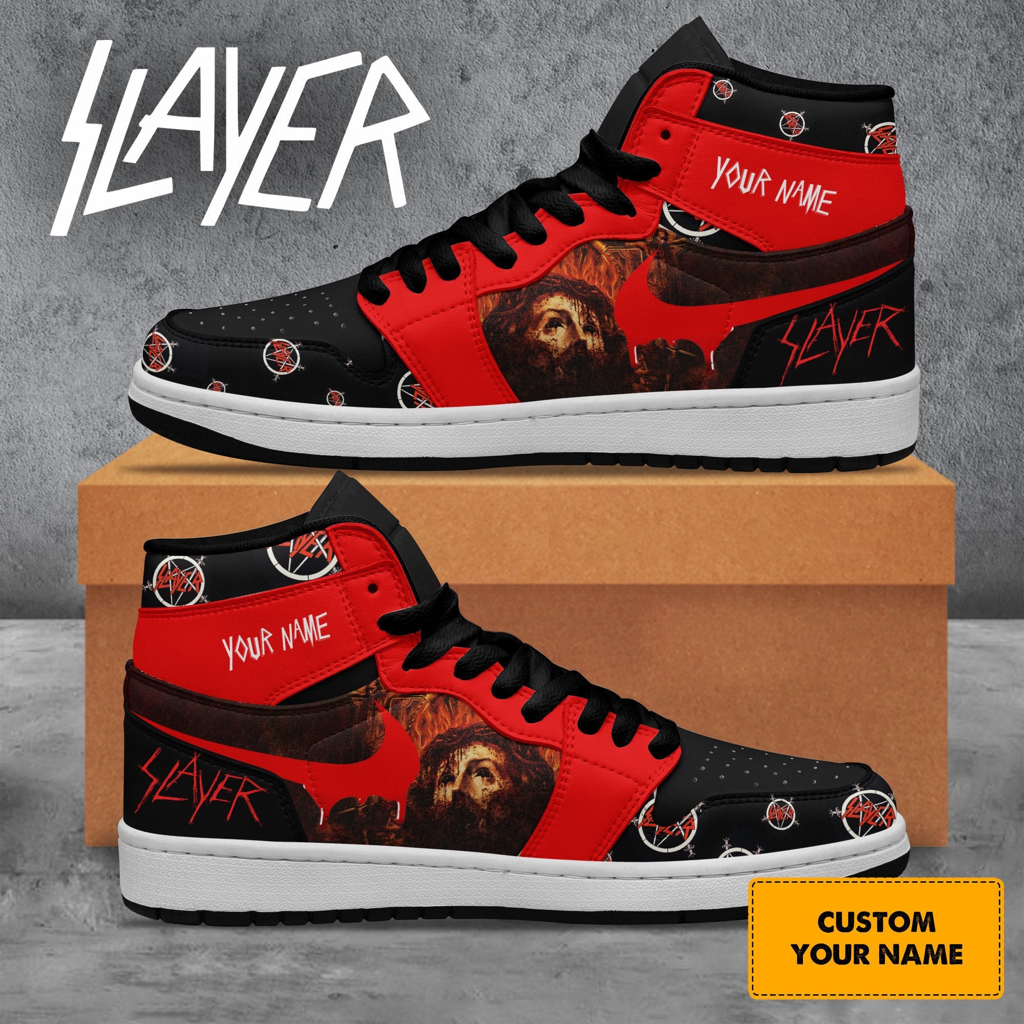 Ideafootwear Lever AJ1 High Sneakers Shoes For Men And Women 2