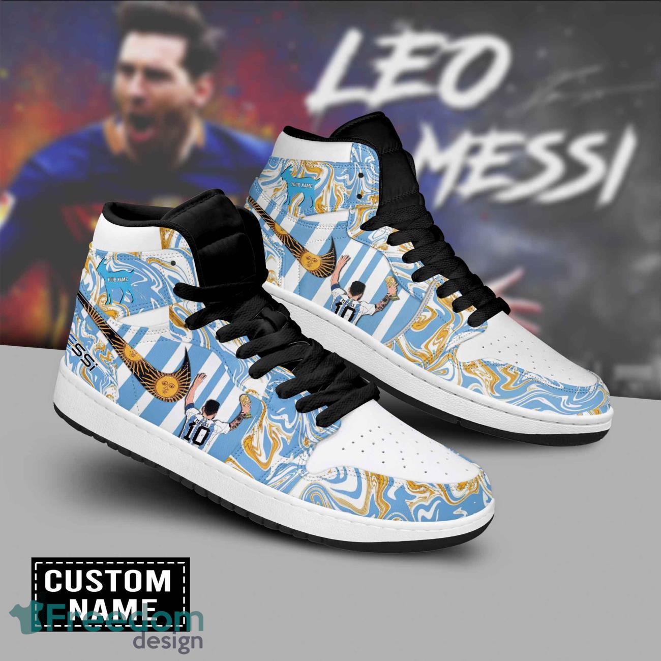 Ideafootwear Lionel Messi AJ1 High Sneakers Shoes For Men And Women 2