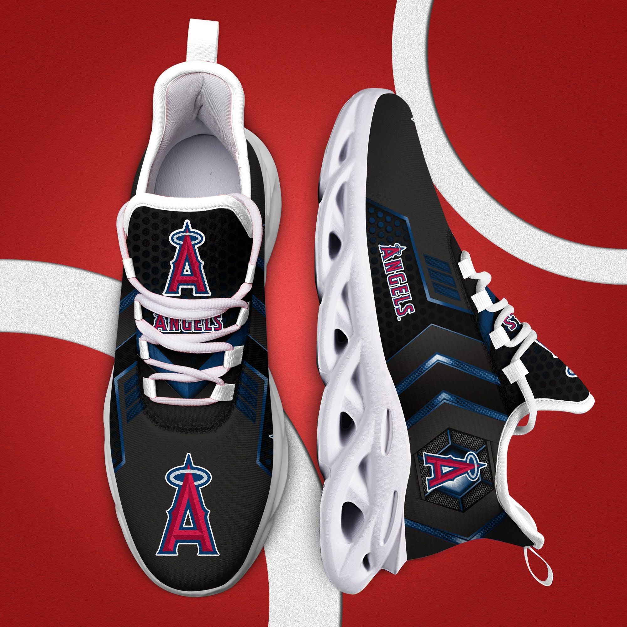 Ideafootwear Los Angeles Angels Max Soul Shoes Sneakers For Men And Women 1