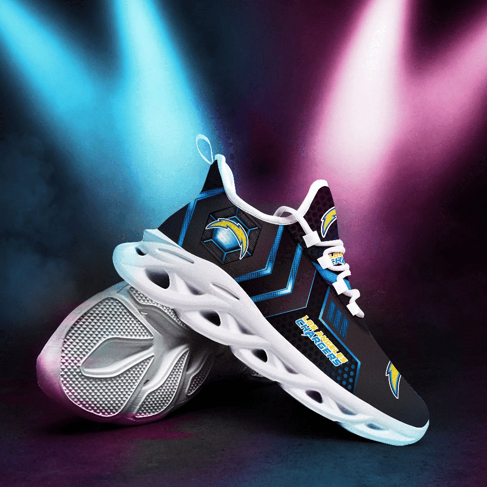 Ideafootwear Los Angeles Chargers Max Soul Shoes Sneakers For Men And Women 24