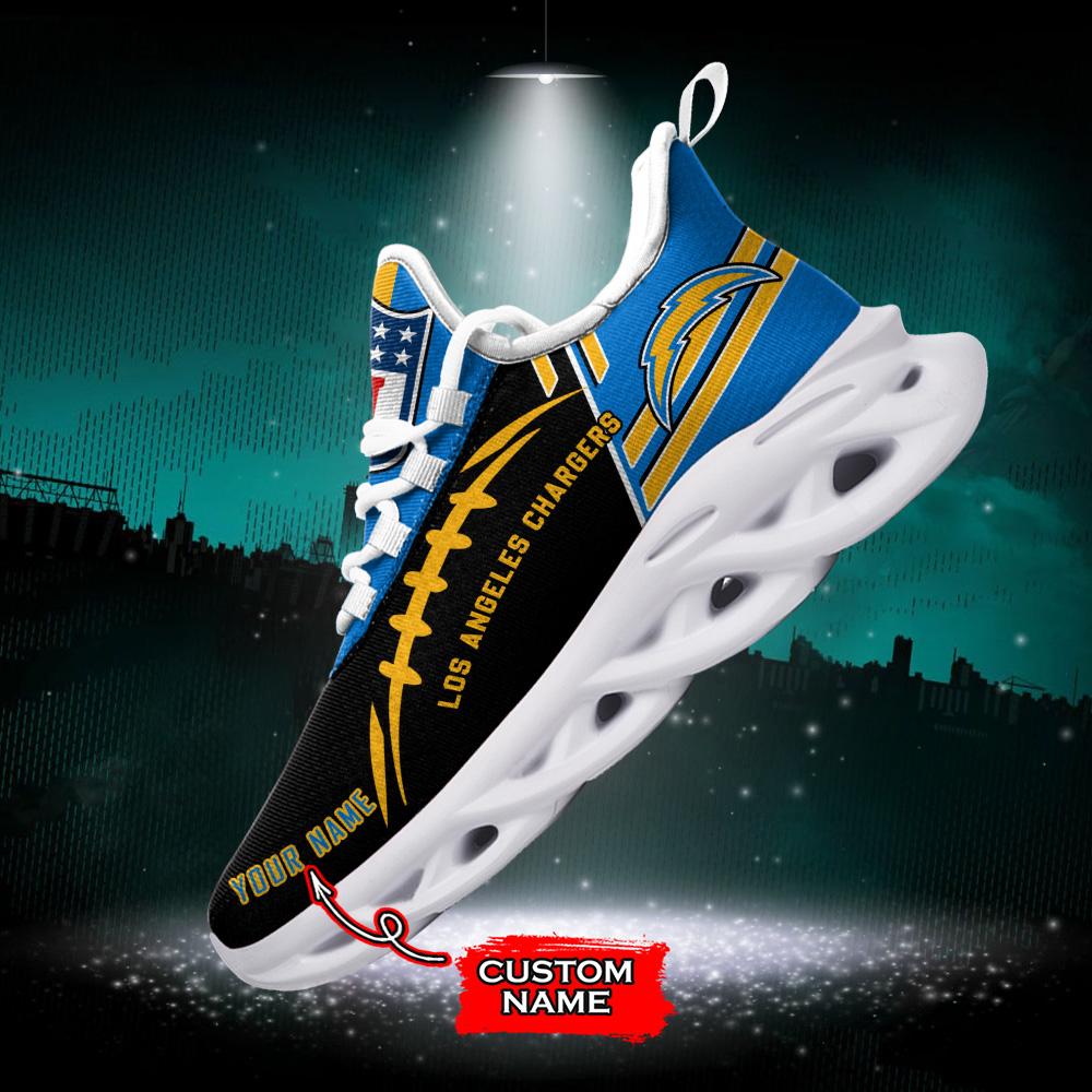 Ideafootwear Los Angeles Chargers Max Soul Shoes Sneakers For Men And Women 13