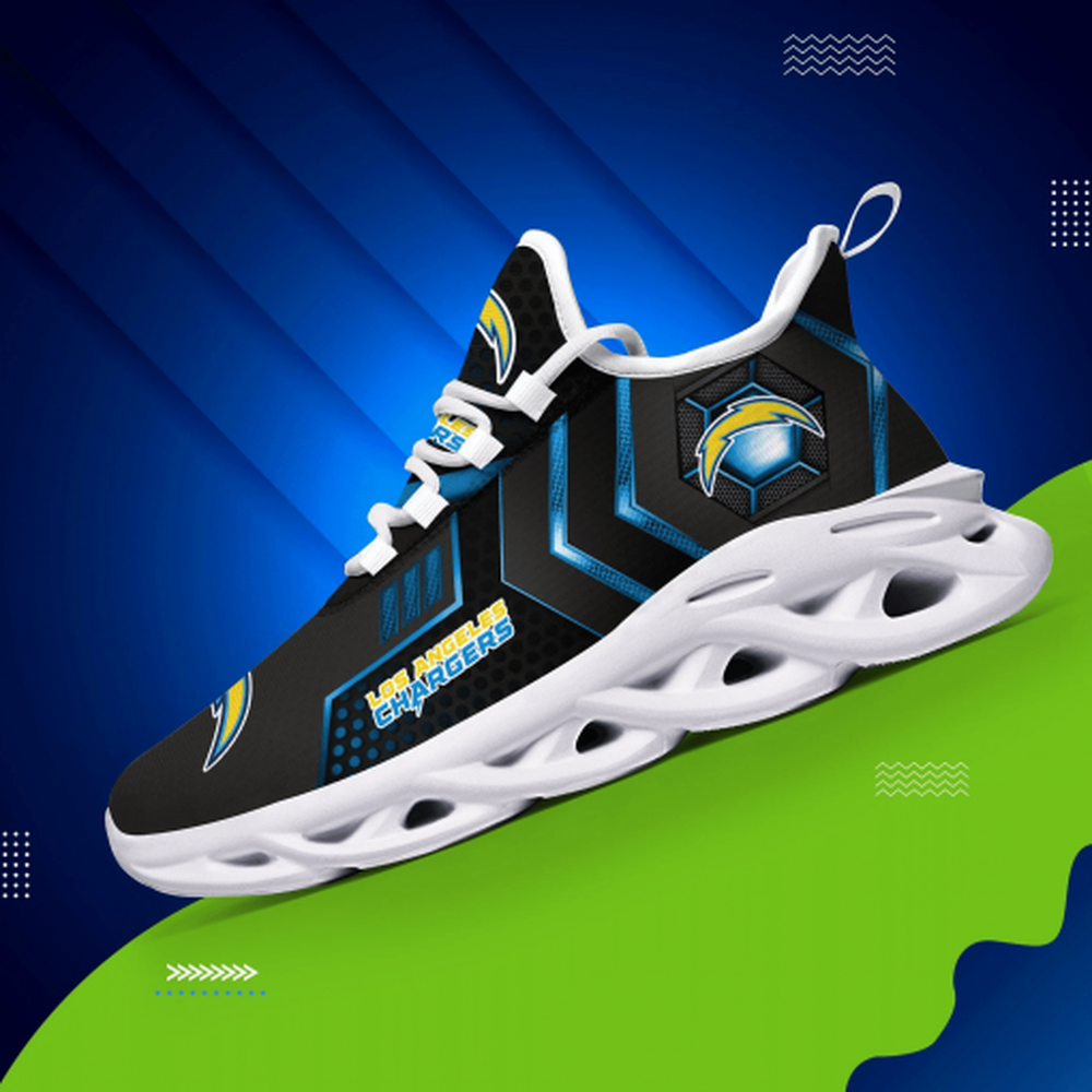 Ideafootwear Los Angeles Chargers Max Soul Shoes Sneakers For Men And Women 24