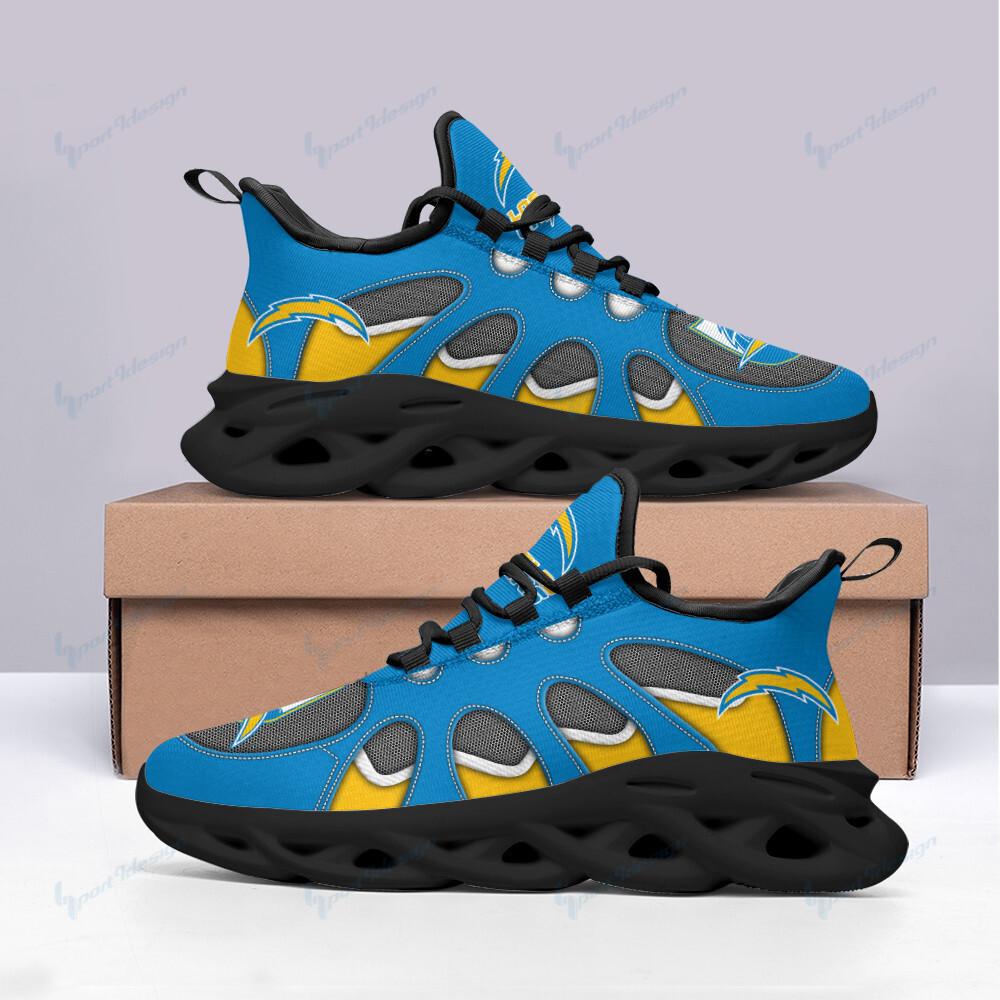 Ideafootwear Los Angeles Chargers Max Soul Shoes Sneakers For Men And Women 8