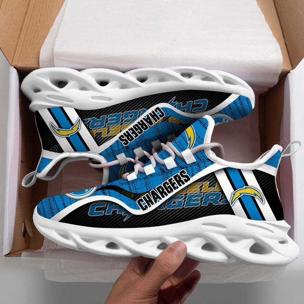 Ideafootwear Los Angeles Chargers Max Soul Shoes Sneakers For Men And Women 5