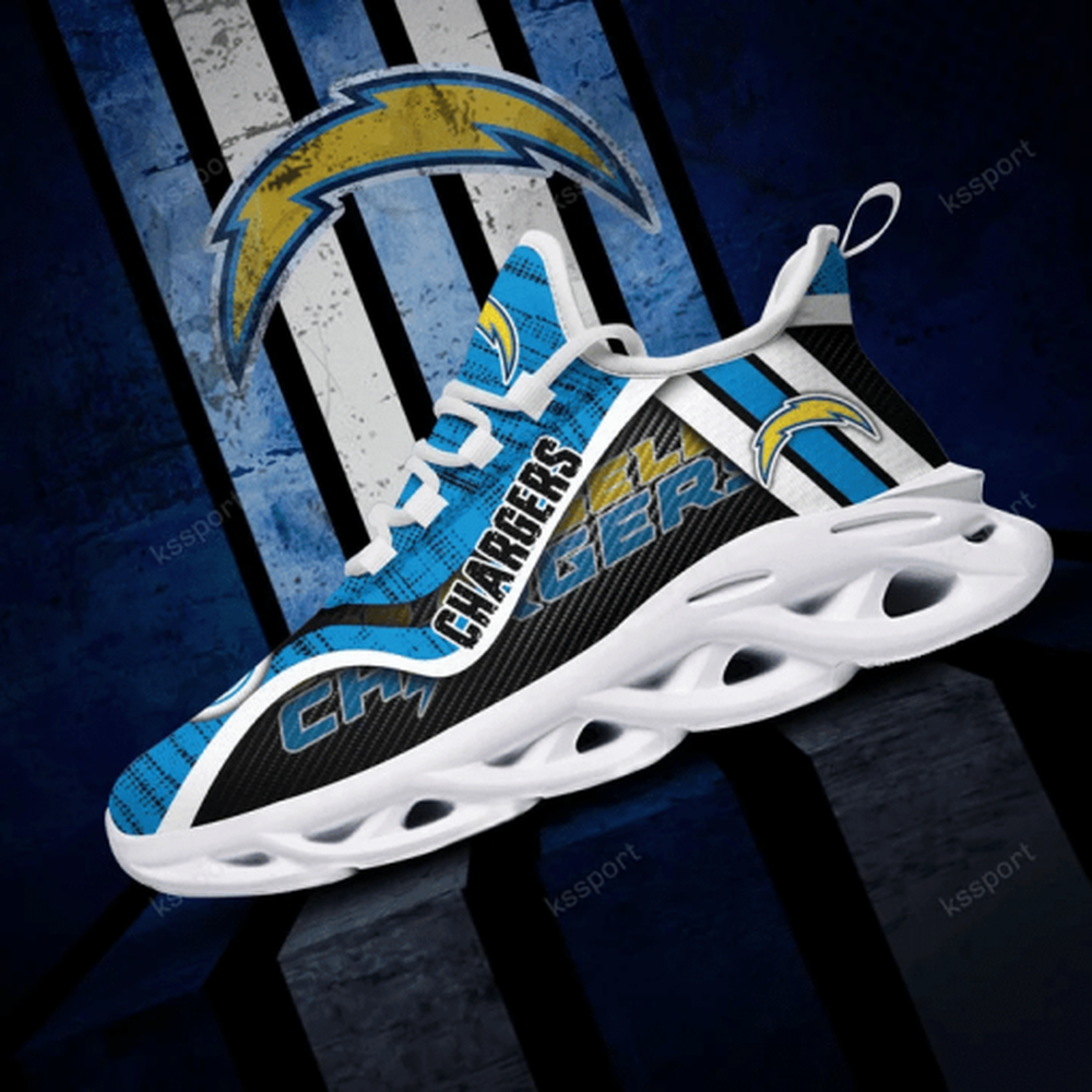 Ideafootwear Los Angeles Chargers Max Soul Shoes Sneakers For Men And Women 5