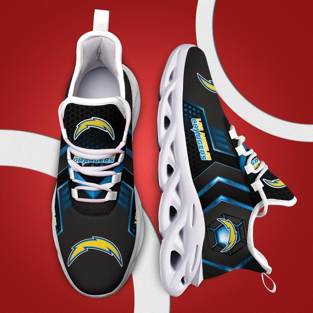 Ideafootwear Los Angeles Chargers Max Soul Shoes Sneakers For Men And Women 24