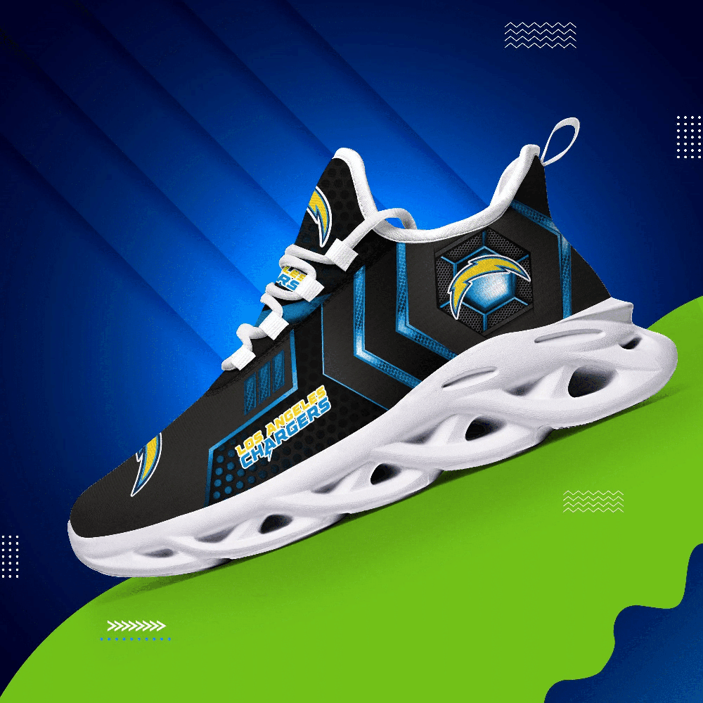 Ideafootwear Los Angeles Chargers Max Soul Shoes Sneakers For Men And Women 24