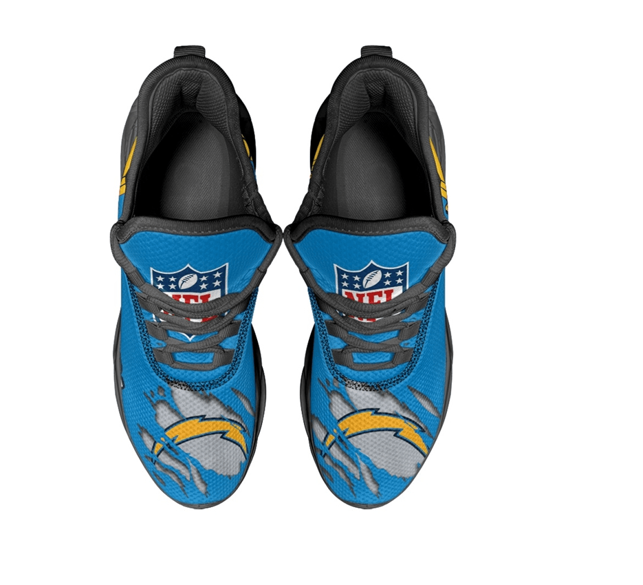 Ideafootwear Los Angeles Chargers Max Soul Shoes Sneakers For Men And Women 12