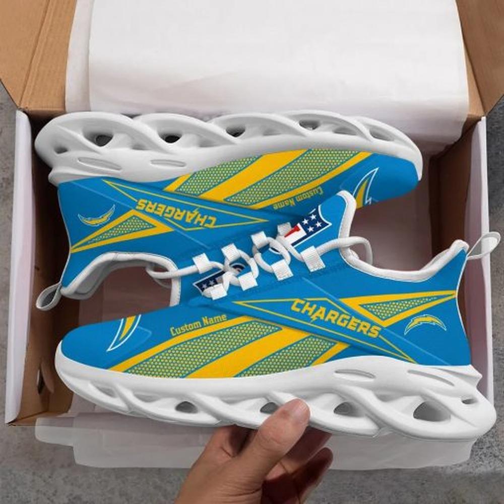 Ideafootwear Los Angeles Chargers Max Soul Shoes Sneakers For Men And Women 1