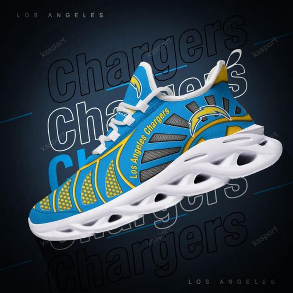 Ideafootwear Los Angeles Chargers Max Soul Shoes Sneakers For Men And Women 22