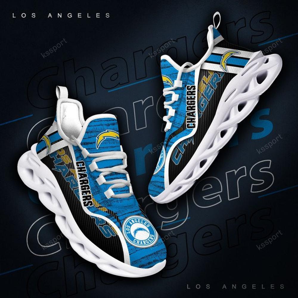 Ideafootwear Los Angeles Chargers Max Soul Shoes Sneakers For Men And Women 5