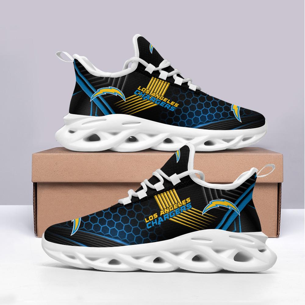 Ideafootwear Los Angeles Chargers Max Soul Shoes Sneakers For Men And Women 6