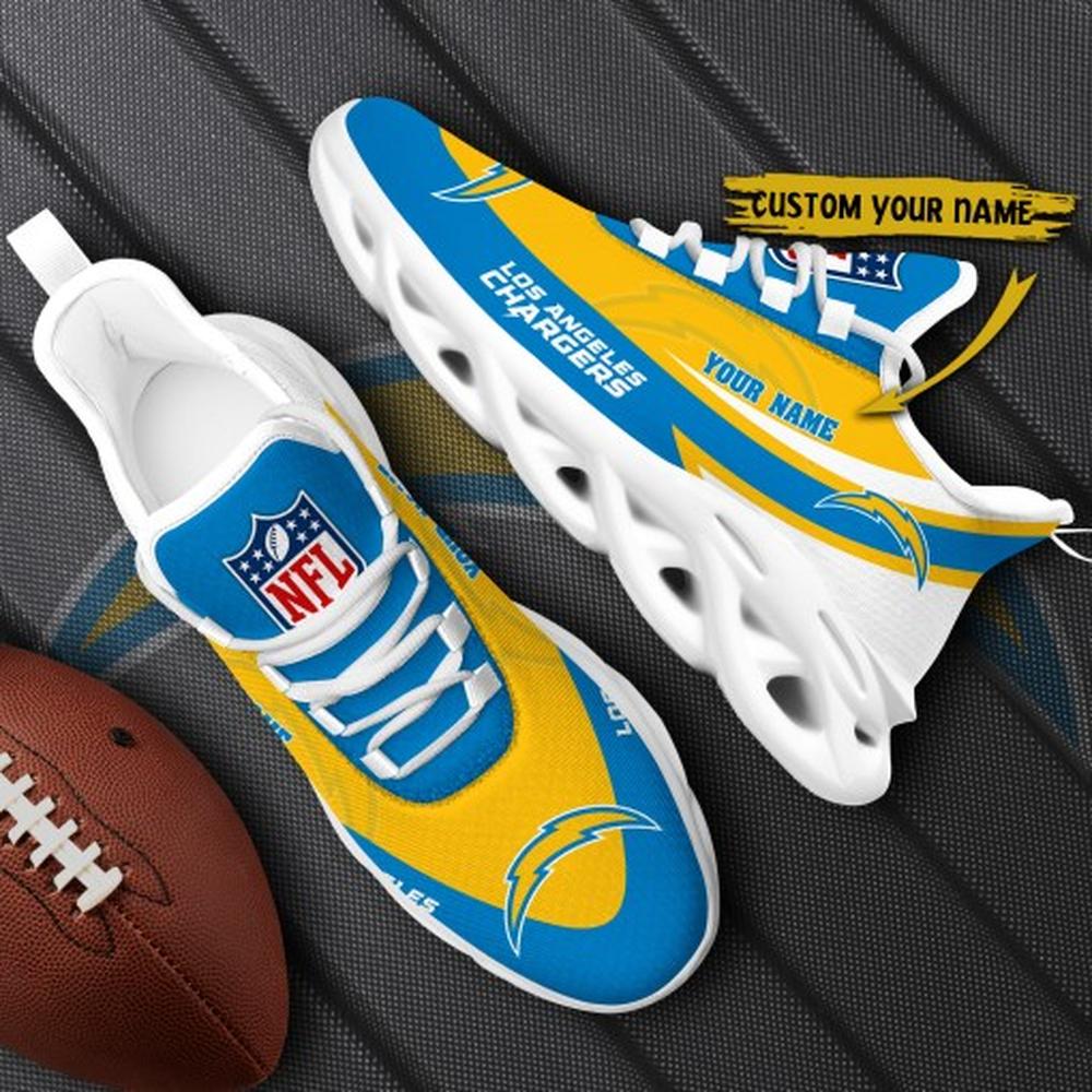 Ideafootwear Los Angeles Chargers Max Soul Shoes Sneakers For Men And Women 18