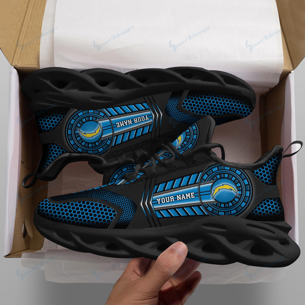 Ideafootwear Los Angeles Chargers Max Soul Shoes Sneakers For Men And Women 21